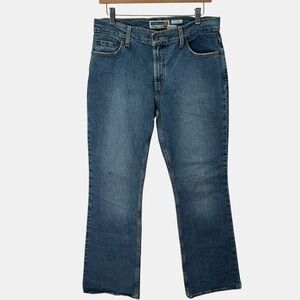 VTG Y2K Old Navy Womens Jeans Size 10 Blue Stretch Bootcut Just Below Waist